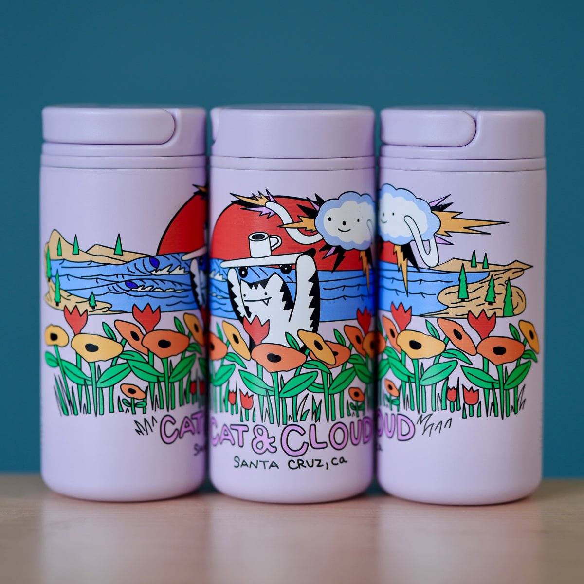 Ceramic Wildflower Tumbler (12oz)