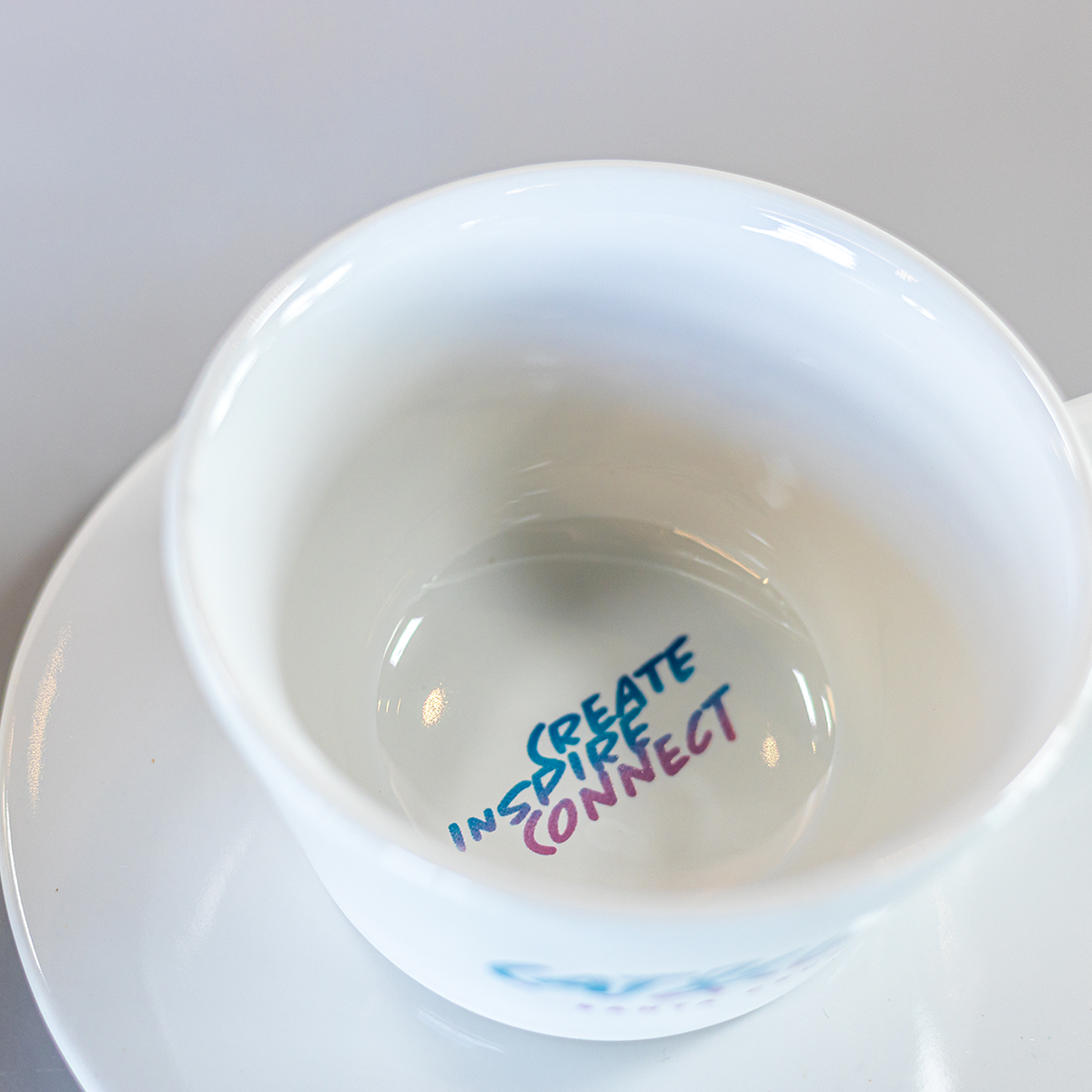 product photo of the internal design of Cat & Cloud coffee Cafe Ceramics 2024